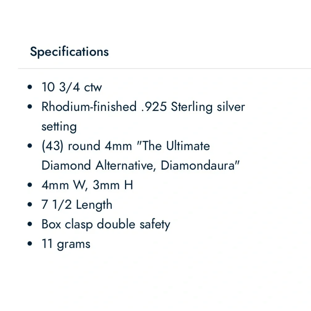 10 CAROT TENNIS BRACELET - Picture 5 of 6